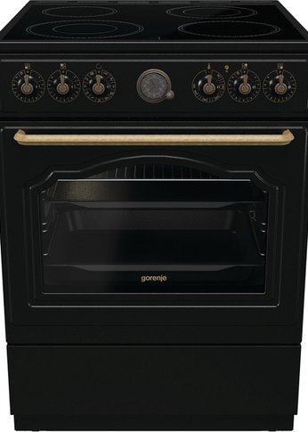 Плита электрическая Gorenje GECS6B71CLB черный стеклокерамика (без крышки)