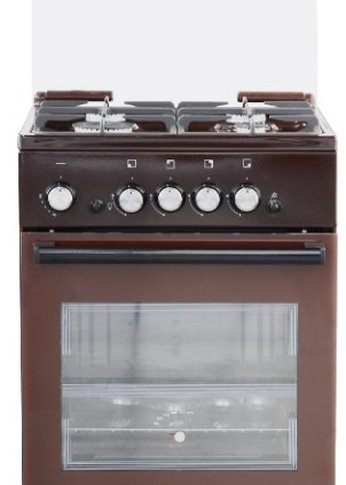 Плита газовая De Luxe 5040.32г(кр)чр 014 коричневая