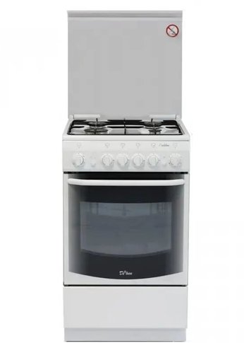 Плита газовая De Luxe 5040.33г (кр)чр белый