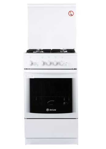 Плита газовая De Luxe 5040.44г(кр)чр белый