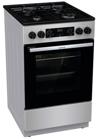 Плита комбинированная Gorenje GK5C60SJ серый (без крышки) реш.сталь