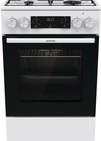 Плита комбинированная Gorenje GK5C60WJ белый (без крышки) реш.сталь