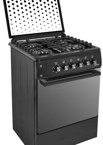 Плита комбинированная Ideal L 155 ГК чуг. черный