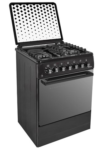 Плита комбинированная Ideal L355 чуг. ГК черный