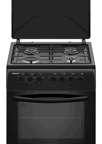 Плита комбинированная Kraft KF-FSK6402EBL черный