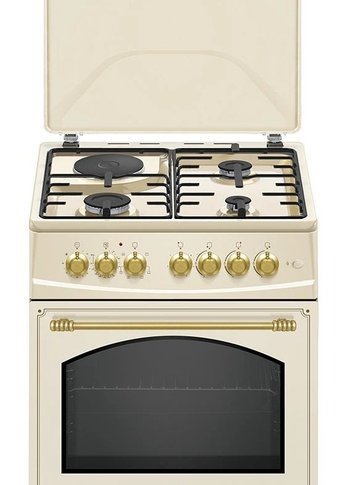 Плита комбинированная MIU Granma 613S бежевый ретро