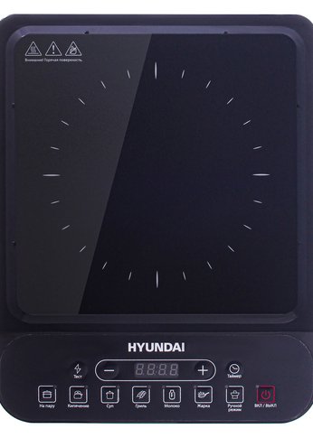 Плитка индукционная Hyundai HYC-0101 черный стеклокерамика (настольная)