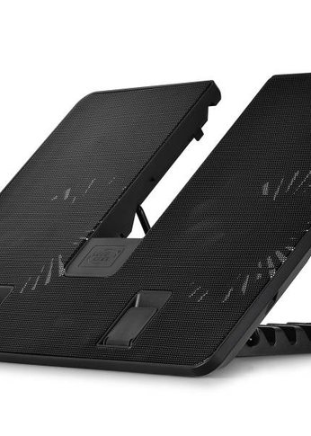 Подставка для ноутбука Deepcool U PAL (U-PAL) 15.6"390x280x28мм 26дБ 1xUSB 2x 140ммFAN 765г пластик ABS черный