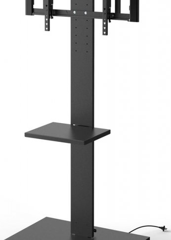 Подставка для телевизора Holder PR-107 черный 32"-70" макс.60кг напольный поворот и наклон