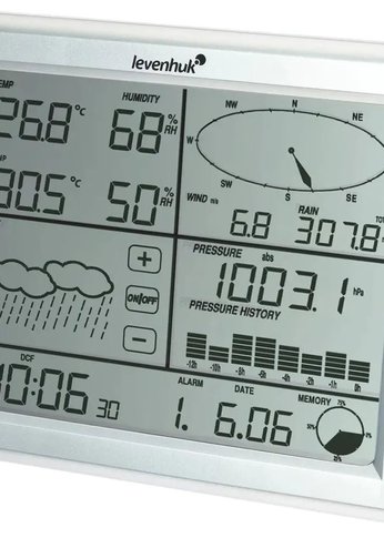 Погодная станция Levenhuk LP300 серебристый/черный