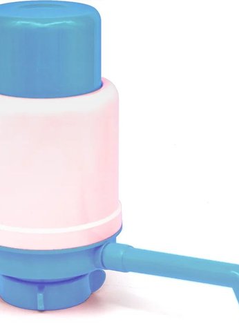 Помпа для 19л бутыли Aqua Work Дельфин Эко механический голубой картон