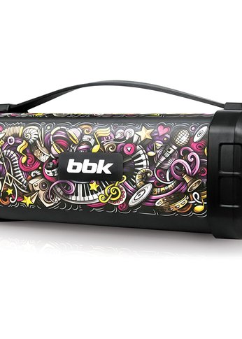 Портативная акустика BBK BTA604 черный/граффити