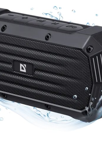 Портативная акустика Defender 5Вт, BT/FM/USB/TF/AUX/IPX5