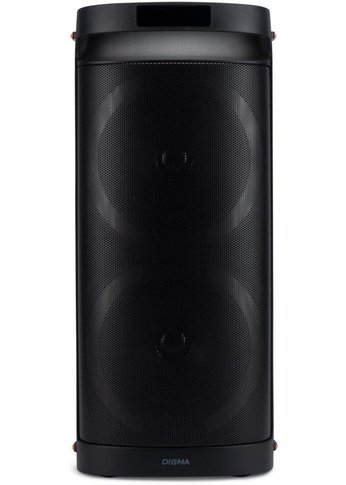 Портативная акустика Digma D-MC1750 черный 60Вт FM USB BT micro SD
