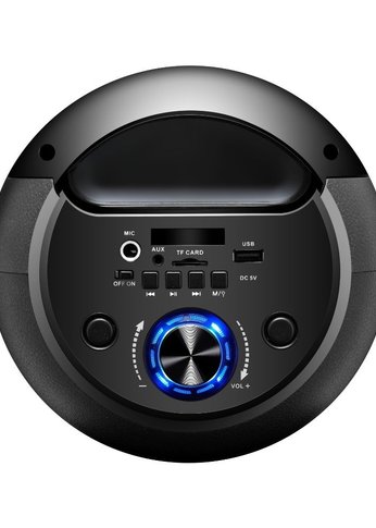 Портативная акустика Ginzzu GM-210 Midi RGB/BT/USB/TF/FM/ДУ