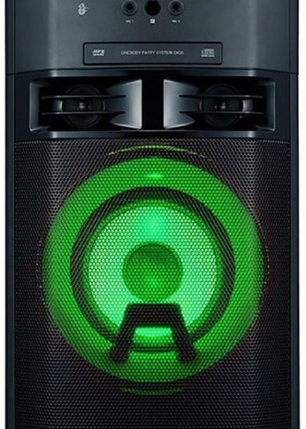 Портативная акустика LG OK65 черный 500Вт CD CDRW FM USB BT