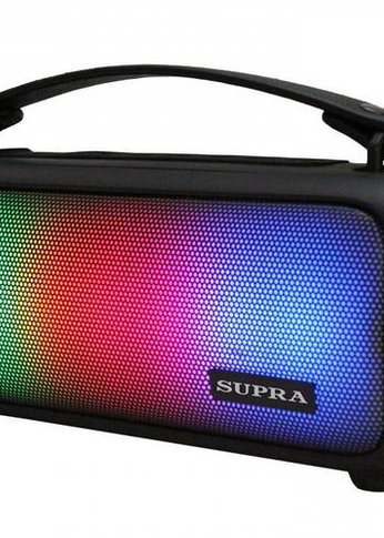 Портативная акустика Supra BTS-510 черный 20Вт MP3 FM(dig) USB BT microSD