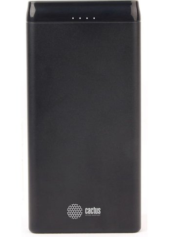 Портативный аккумулятор Cactus CS-PBFSFT-10000 10000mAh 2.1A 2xUSB черный