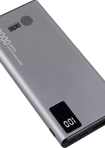 Портативный аккумулятор Cactus CS-PBFSLT-10000 10000mAh 3A 2xUSB серый