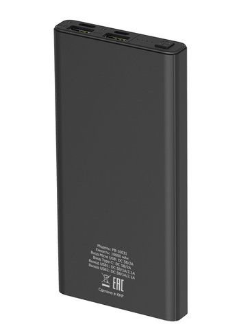 Портативный аккумулятор Harper PB-10031 black 10000 мАч