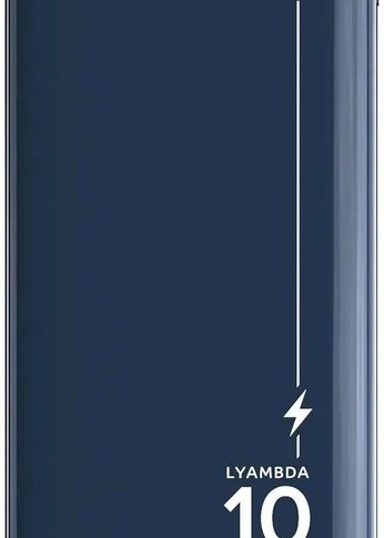 Портативный аккумулятор Lyambda LP303 Power Delivery 20W + QC3.0 Slim Dark Blue 10000 мАч