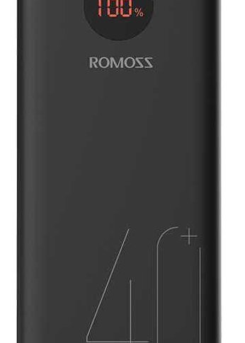 Портативный аккумулятор Romoss PEA40 40000mAh QC 3A черный