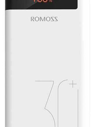 Портативный аккумулятор Romoss Sense 8P+ 30000mAh QC 3A белый