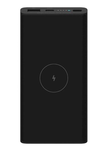 Портативный аккумулятор Xiaomi 10W Wireless 10000mAh 3A беспров.зар. черный (BHR5460GL)