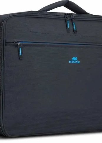 Портфель для ноутбука 16" Riva 8087 черный полиэстер