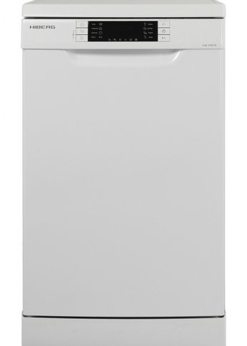 Посудомоечная машина Hiberg F48 1030 W белый 10 комплектов (узкая)