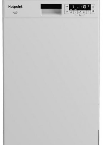 Посудомоечная машина Hotpoint HFS 1C57 белый 10 комплектов (узкая)