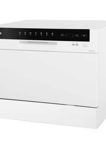 Посудомоечная машина Korting KDF2050W белая, 6 комплектов, компактная