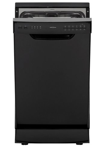 Посудомоечная машина Krona RIVA 45 FS BL черный 9 комплектов (узкая)