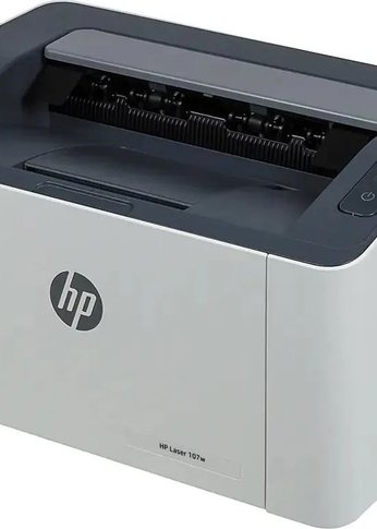 Принтер лазерный HP Laser 107w (4ZB78A) A4 WiFi белый