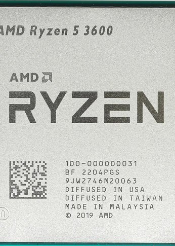 Процессор AMD Ryzen 5 3600 OEM {3.6GHz up to 4.2GHz/6x512Kb+32Mb, 6C/12T, Matisse, 7nm, 65W, unlocked, AM4}