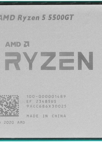 Процессор AMD Ryzen 5 5500GT OEM (100-000001489) {Base 3,60GHz, Turbo 4,40GHz, Vega 7, L3 16Mb, TDP 65W,AM4}