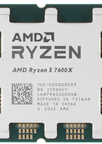 Процессор AMD Ryzen 5 7600X OEM (100-000000593) {4.7/5.0GHz Boost,38MB,105W,AM5, with Radeon Graphics}