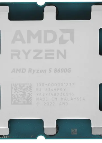 Процессор AMD Ryzen 5 8600G OEM (100-000001237) {Base 4,30GHz, Turbo 5,00GHz, RDNA 3.0 Graphics, L3 16Mb, TDP 65W, AM5}