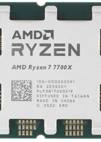 Процессор AMD Ryzen 7 7700X OEM (100-000000591) {Raphael, 5nm, C8/T16, Base 4,50GHz, Turbo 5,40GHz, RDNA 2 Graphics, L3 32Mb, TDP 105W, SAM5}