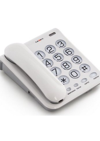 Проводной телефон teXet TX 262 светло-серый