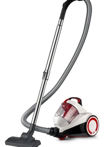 Пылесос Domfy DSC-VC505 2000Вт белый/красный