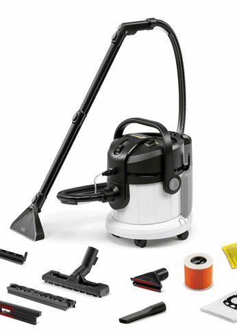 Пылесос моющий Karcher SE 4 1400Вт белый/черный