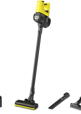 Пылесос ручной Karcher VC 4 черный/желтый