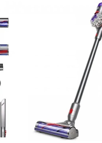 Пылесос вертикальный Dyson V8 (SV25) серебристый/никель (394483-01)