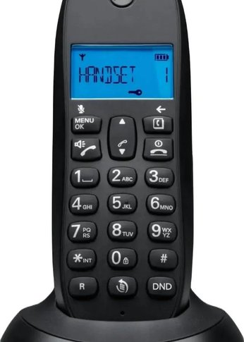 Р/Телефон Dect Motorola C1001СB+ черный АОН