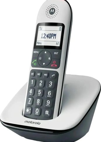 Р/Телефон Dect Motorola CD5001 черный/белый АОН