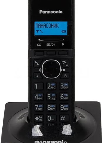 Р/Телефон Dect Panasonic KX-TG1711RUB черный АОН