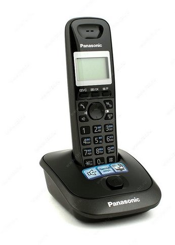 Р/Телефон Dect Panasonic KX-TG2511RUT темно-серый металлик/черный АОН