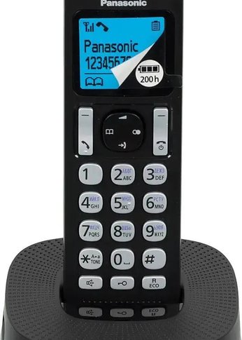 Р/Телефон Dect Panasonic KX-TGC310RU1 черный АОН