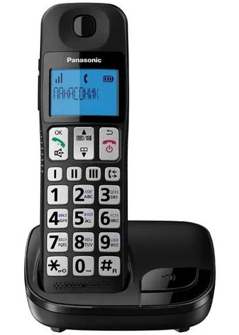 Р/Телефон Dect Panasonic KX-TGE110RUB черный АОН